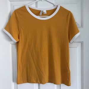 H&M Mustard Yellow T-shirt